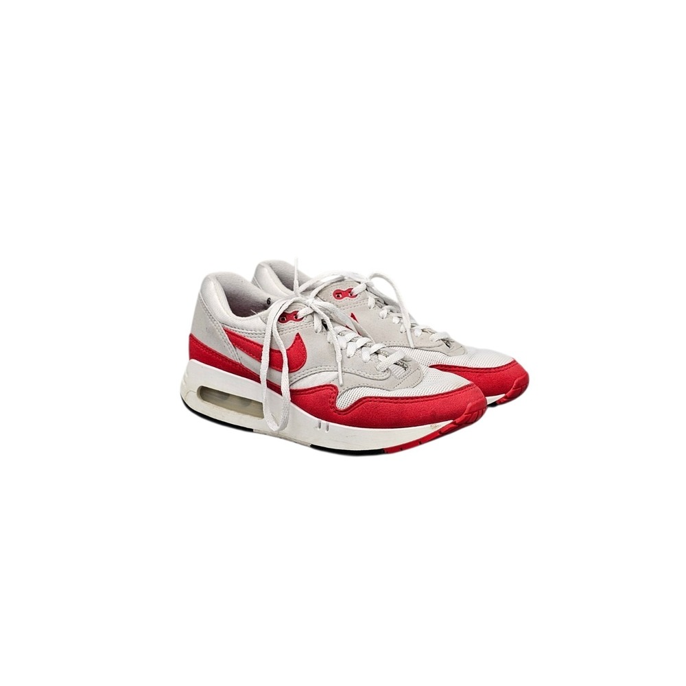 Nike Women's Size 6 US EUC Air Max 1 Big Bubble Sport Red Sneakers Shoes